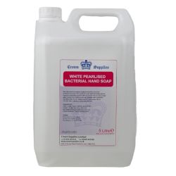White Pearlised Bacterial Hand Soap 5 Litre