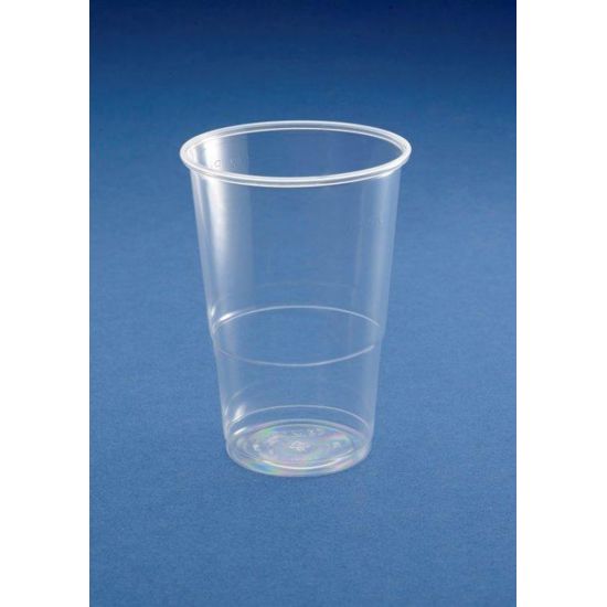 Disposable Half Pint To Line Plastic Glasses Ce Marked - Pack Of 50 BP1012