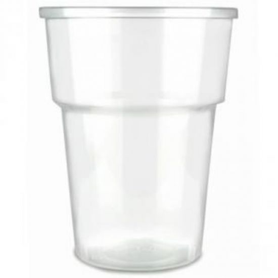 Disposable Half Pint To Brim Plastic Glasses Ce Marked - Pack Of 50 BP1013
