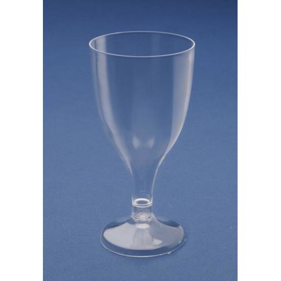 Disposable 1 Piece Clear Wine Glass 170ml - Pack Of 8 BP1031