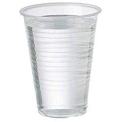 Disposable Clear Flexi 7oz Plastic Drinking Tumblers - Pack of 100 Disposable Clear Flexi 7oz Plastic Drinking Tumblers - Pack of 100
