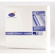 Dunisoft Airlaid White Dinner Napkin 40cm -Pack of 50