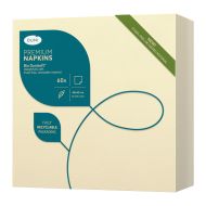 Dunisoft Airlaid Cream 40cm Dinner Napkins - Pack of 60