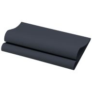 Dunisoft Airlaid Black 40cm Dinner Napkins - Pack of 50
