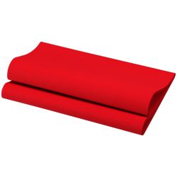 Dunisoft Airlaid Red 40cm Dinner Napkins - Pack of 50