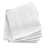 7 x 7 Inch White Sulphite Paper Bags - Box of 1000
