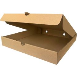 10 Inch Plain Brown Pizza Boxes - Box 75