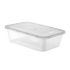 500ml HD Clear Microwave Rectangle Food Container With Lid Sets - Box of 250