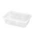 650ml HD Clear Microwave Rectangle Food Container With Lid Sets - Box of 250