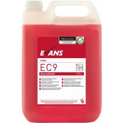 Evans EC9 Concentrated Bactericidal Bathroom Washroom Disinfectant Cleaner 5L