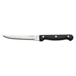 Genware Steak Knife - Black Poly Handle - Box of 12
