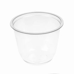 OHCO rPET 12oz Clear Plastic Pot - Case of 1200