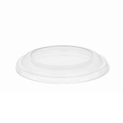OHCO rPET Diamond 95mm Clear Plastic Lid - Case of 1800