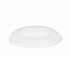 OHCO rPET Diamond 95mm Clear Plastic Lid - Case of 1800