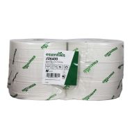Maxi Jumbo Toilet Roll 400m 2ply White - Pack Of 6