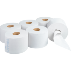 Centre Pull Toilet Roll 2ply White - Pack Of 6