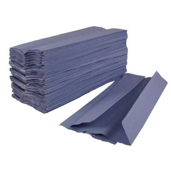 C-Fold Paper Hand Towels 1ply Blue - Box Of 2880 PAP1030