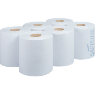 Centrefeed Roll 300m 1ply White - Pack Of 6