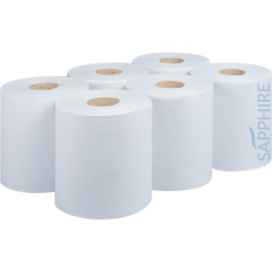 Centrefeed Roll 300m 1ply White - Pack Of 6 PAP2008