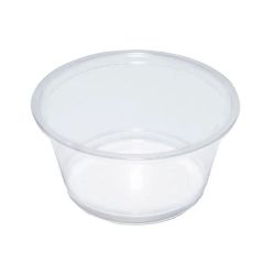 2oz Portion Control Pot Clear Polypropylene - Box 2500