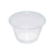 Clear 4oz PP Portion Control Pot - Box 2500