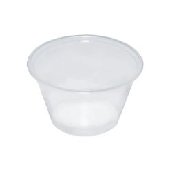 Clear 4oz PP Portion Control Pot - Box 2500