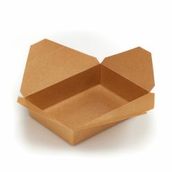 No.2 Kraft Deli Box Large 215 x 155 x 45mm - Box 280