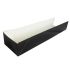 Black Disposable Open Ended Hot Dog Tray Food Packaging - Box 500