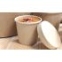 Kraft Paper Lids For 2oz, 3oz, 4oz Portion Pots - Pack 50