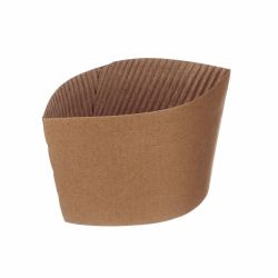 Kraft Hot Cup Clutch For 12 and 16oz Cups - Box of 1000 Kraft Hot Cup Clutch For 12 and 16oz Cups - Box of 1000