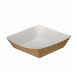 Kraft Burger Tray - 165x155x40mm - Box of 500