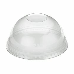 rPET Domed Lid No Hole For 12oz Cup - Box 1000 rPET Domed Lid No Hole For 12oz Cup - Box 1000