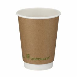 Edenware 12oz Smooth Double Wall Coffee Cup - Box of 500