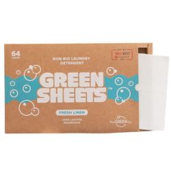 Eco Laundry Detergent GreenSheets Fresh Linen Scent - Box of 256 sheets