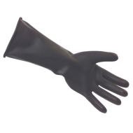 Heavy Duty Black Gauntlet Gloves Black X Large - Pair
