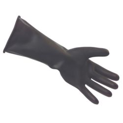 Heavy Duty Black Gauntlet Gloves Black X Large - Pair