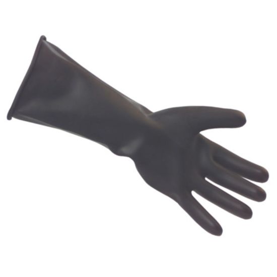 Heavy Duty Black Gauntlet Gloves Black X Large - Pair PP1002 Heavy Duty Black Gauntlet Gloves Black X Large - Pair PP1002