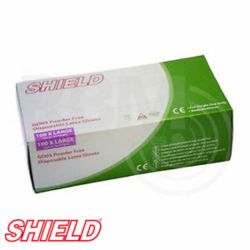 Clear Disposable Household Rubber Latex Gloves X-Large - Box Of 100