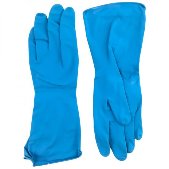 Professional Blue Household Rubber Gloves X Large - Pair PP1020