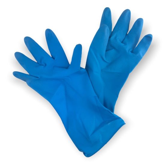 Professional Blue Household Rubber Gloves X Large - Pair PP1020