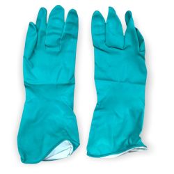 Professional Green Household Rubber Gloves Large - Pair