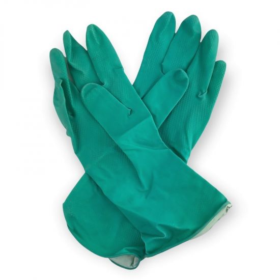 Professional Green Household Rubber Gloves X Large - Pair PP1024