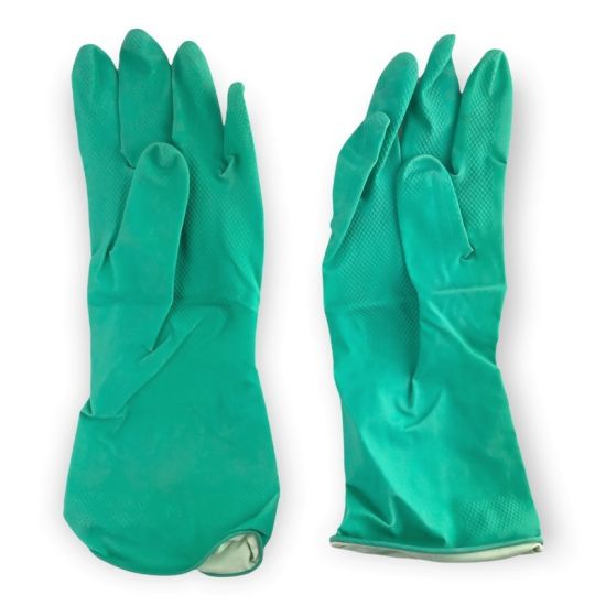 Professional Green Household Rubber Gloves X Large - Pair PP1024