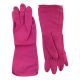 Professional Pink Household Rubber Gloves Large - Pair PP1027