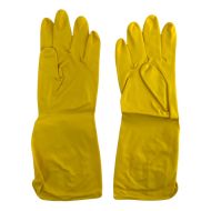 Professional Large Yellow Household Rubber Gloves - Pair