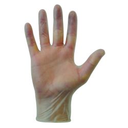 Clear Disposable Household Vinyl Gloves Small - Box of 100
