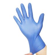 Blue Disposable Household Vinyl Gloves Medium - Box of 100