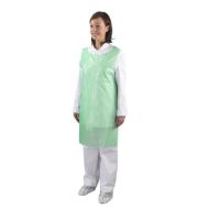 Heavy Duty Green Flat Pack Aprons - Pack Of 100