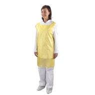 Heavy Duty Yellow Flat Pack Aprons - Pack Of 100