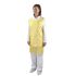 Heavy Duty Yellow Flat Pack Aprons - Pack Of 100